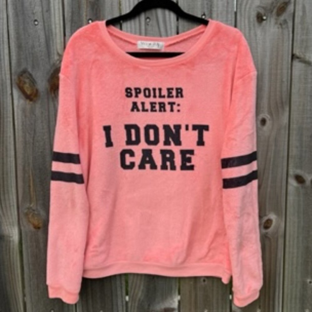 Spoiler Alert I Don’t Care Fluffy Women’s Sweater